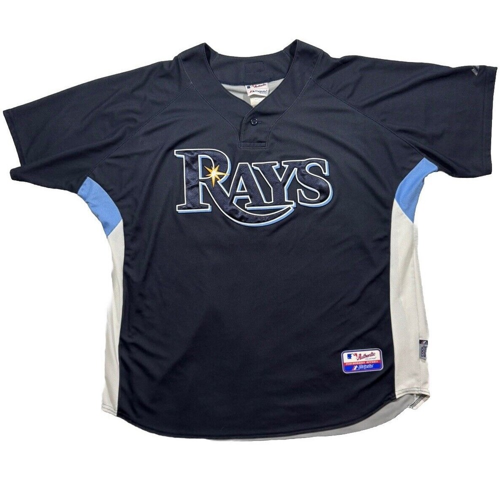 Majestic MLB Tampa Bay Rays Team Jersey, Size 2XL